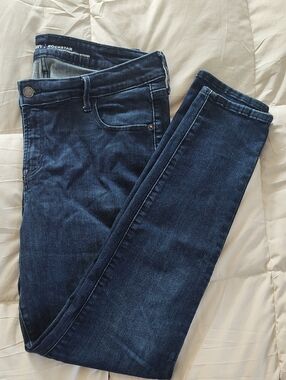 Old Navy Dark Indigo Rockstar Skinny Jeans - Women